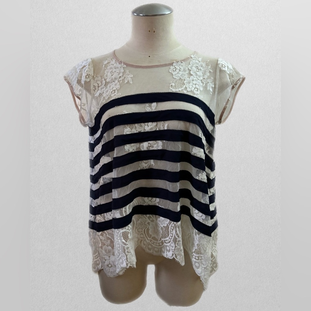 See-Through Lace Women’s Top